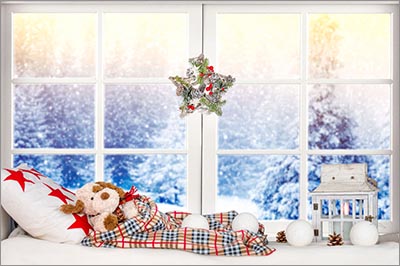 Easy Christmas Window Decorations