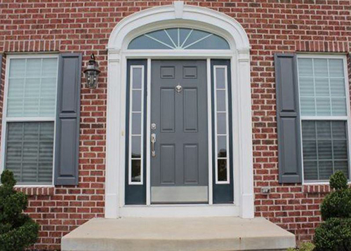 Grey Front Door