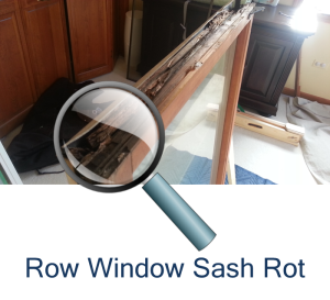 Row Window Sash Rot Inspection